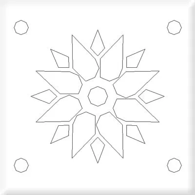 نقشة سقف فاخرة 1