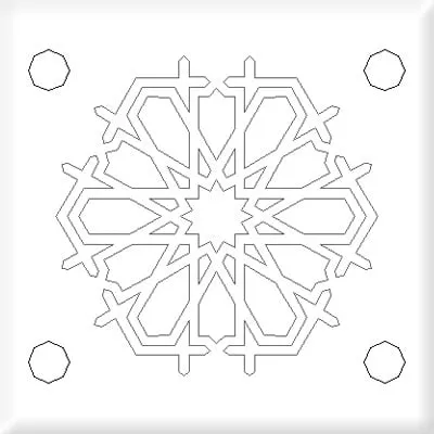 نقشة سقف فاخرة 12