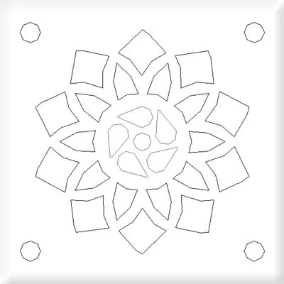 نقشة سقف فاخرة 14