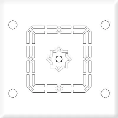 نقشة سقف فاخرة 26