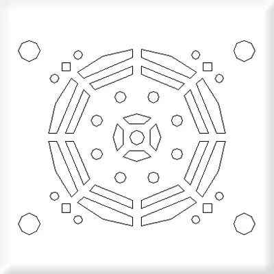 نقشة سقف فاخرة 7